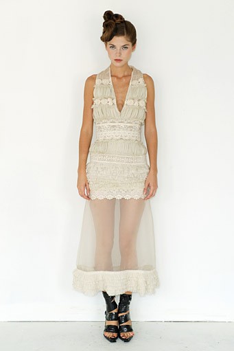 Gemma Kahng, Spring/Summer 2012. New York Fashion Week 2012. [Photo by Earl Gibson III/Getty Images]