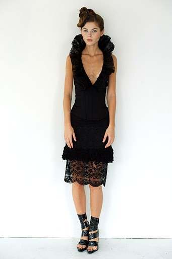 Gemma Kahng, Spring/Summer 2012. New York Fashion Week 2012. [Photo by Earl Gibson III/Getty Images]