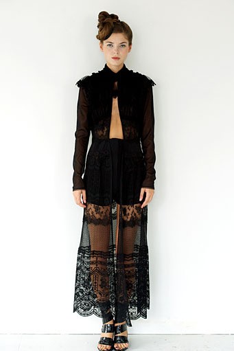 Gemma Kahng, Spring/Summer 2012. New York Fashion Week 2012. [Photo by Earl Gibson III/Getty Images]