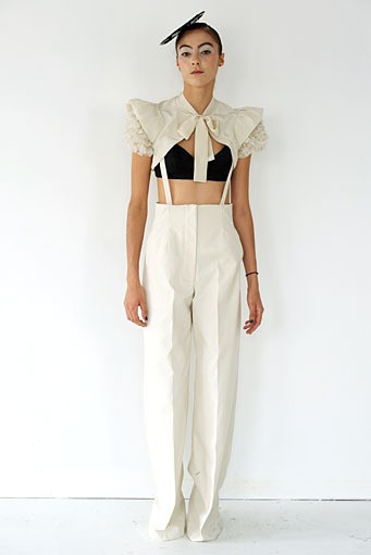 Gemma Kahng, Spring/Summer 2012. New York Fashion Week 2012. [Photo by Earl Gibson III/Getty Images]