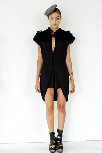 Gemma Kahng, Spring/Summer 2012. New York Fashion Week 2012. [Photo by Earl Gibson III/Getty Images]