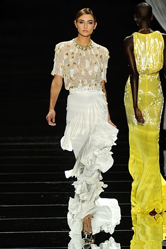 Naeem Khan, Spring/Summer 2012. New York Fashion Week 2012. [Photo by Frazer Harrison/Getty Images for Mercedes-Benz Fashion Week]
