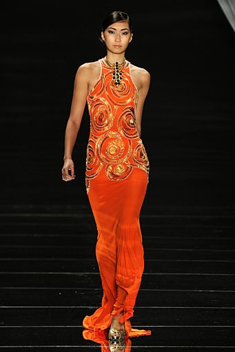 Naeem Khan, Spring/Summer 2012. New York Fashion Week 2012. [Photo by Frazer Harrison/Getty Images for Mercedes-Benz Fashion Week]