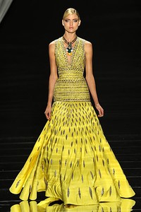 Naeem Khan, Spring/Summer 2012. New York Fashion Week 2012. [Photo by Frazer Harrison/Getty Images for Mercedes-Benz Fashion Week]