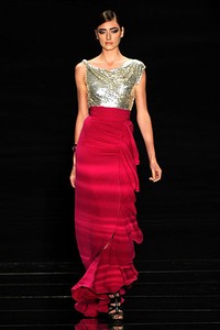 Naeem Khan, Spring/Summer 2012. New York Fashion Week 2012. [Photo by Frazer Harrison/Getty Images for Mercedes-Benz Fashion Week]