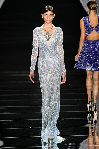 Naeem Khan, Spring/Summer 2012. New York Fashion Week 2012. [Photo by Frazer Harrison/Getty Images for Mercedes-Benz Fashion Week]