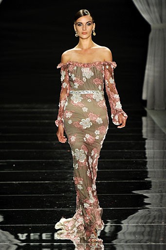 Naeem Khan, Spring/Summer 2012. New York Fashion Week 2012. [Photo by Frazer Harrison/Getty Images for Mercedes-Benz Fashion Week]