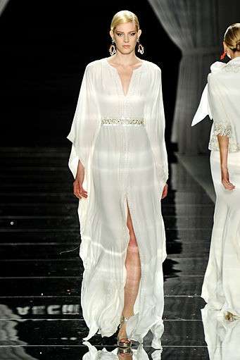 Naeem Khan, Spring/Summer 2012. New York Fashion Week 2012. [Photo by Frazer Harrison/Getty Images for Mercedes-Benz Fashion Week]