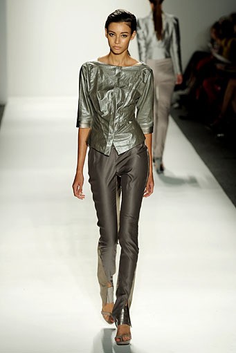 Son Jung Wan, Spring/Summer 2012. New York Fashion Week 2012. [Photo by Fernanda Calfat/Getty Images for Mercedes-Benz Fashion Week]