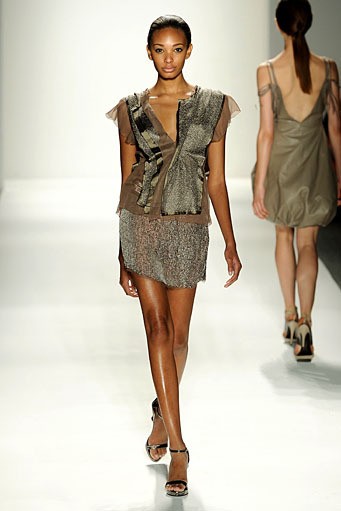 Son Jung Wan, Spring/Summer 2012. New York Fashion Week 2012. [Photo by Fernanda Calfat/Getty Images for Mercedes-Benz Fashion Week]