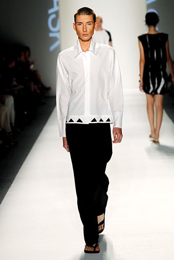 Shamask by Ronaldus Shamask, Spring/Summer 2012. New York Fashion Week 2012. [Photo by Randy Brooke/Getty Images for Mercedes-Benz Fashion Week]