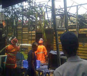 Dapur Pizza Maccaroni Bar di Kuta Terbakar