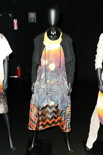 Michael Angel, Spring/Summer 2012. New York Fashion Week 2012. [Photo by Earl Gibson III/Getty Images for Mercedes-Benz Fashion Week]