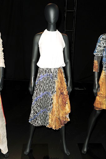 Michael Angel, Spring/Summer 2012. New York Fashion Week 2012. [Photo by Earl Gibson III/Getty Images for Mercedes-Benz Fashion Week]