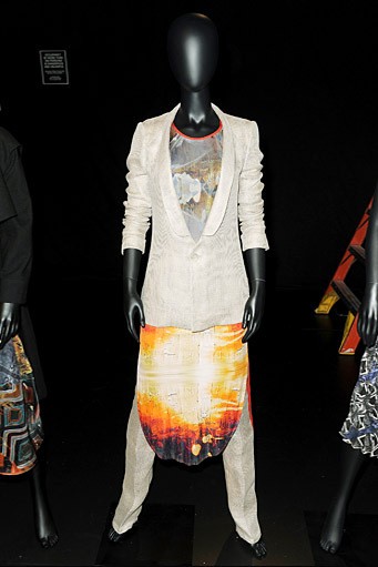 Michael Angel, Spring/Summer 2012. New York Fashion Week 2012. [Photo by Earl Gibson III/Getty Images for Mercedes-Benz Fashion Week]