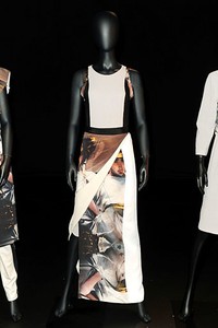 Michael Angel, Spring/Summer 2012. New York Fashion Week 2012. [Photo by Earl Gibson III/Getty Images for Mercedes-Benz Fashion Week]