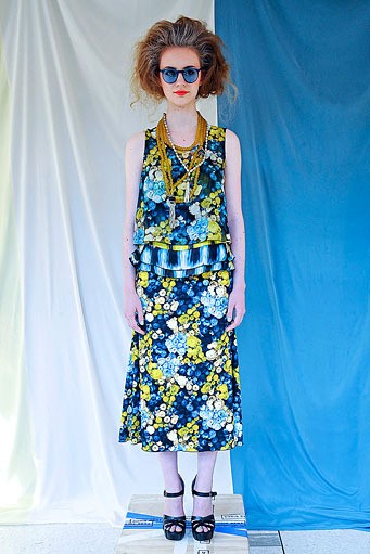 Chris Benz, Spring/Summer 2012. New York Fashion Week 2012. [Photo by Joe Corrigan/Getty Images]