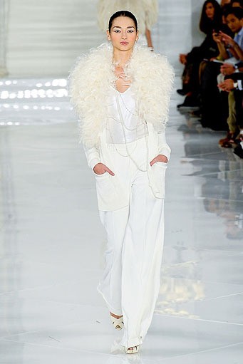 Ralph Lauren, Spring/Summer 2012. New York Fashion Week 2012. [Photo by Peter Michael Dills/Getty Images for Mercedes-Benz Fashion Week]