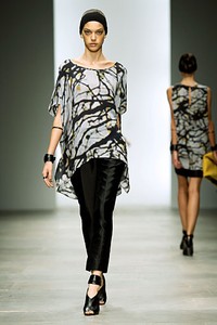 Amanda Wakeley, Spring/Summer 2012. London Fashion Week 2012. [Photo by Ian Gavan/Getty Images]