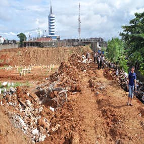 2 Kontraktor Jadi Tersangka Tembok Runtuh di Makassar