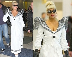 Terinspirasi Peri, Lady Gaga Pakai Baju Bersayap