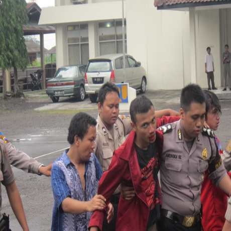 Temannya Dibebaskan, Aksi Solidaritas Mahasiswa UMS Bubar