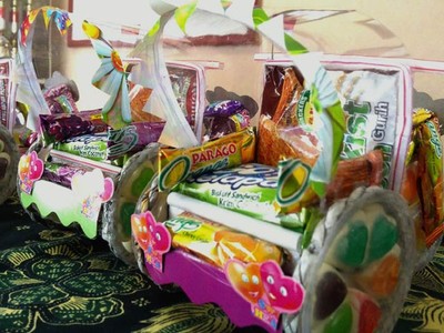Permen Unik Berbentuk Sepeda dan Becak