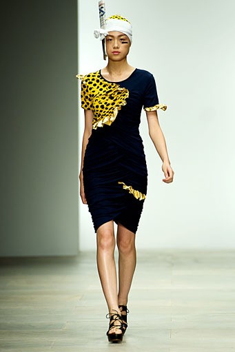 Danielle Scutt, Spring/Summer 2012. London Fashion Week 2012. [Photo by Ian Gavan/Getty Images]