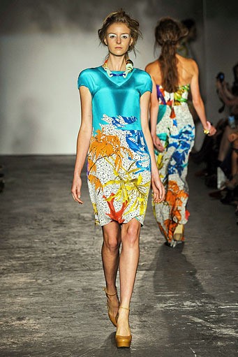 Basso & Brooke, Spring/Summer 2012. London Fashion Week 2012. [Photo by Tim Whitby/Getty Images]