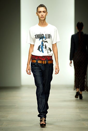 Danielle Scutt, Spring/Summer 2012. London Fashion Week 2012. [Photo by Ian Gavan/Getty Images]