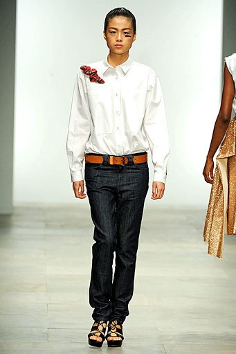 Danielle Scutt, Spring/Summer 2012. London Fashion Week 2012. [Photo by Ian Gavan/Getty Images]