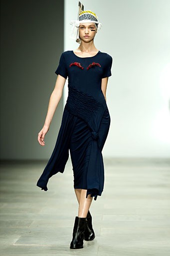 Danielle Scutt, Spring/Summer 2012. London Fashion Week 2012. [Photo by Ian Gavan/Getty Images]