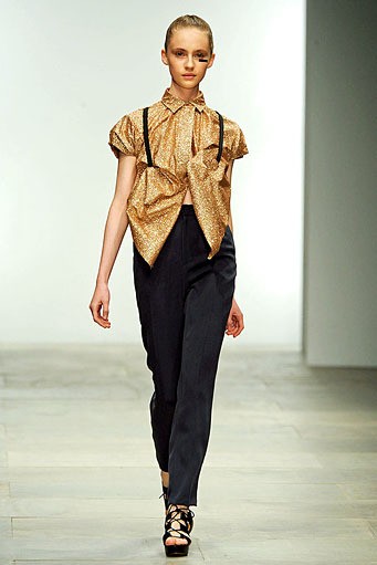 Danielle Scutt, Spring/Summer 2012. London Fashion Week 2012. [Photo by Ian Gavan/Getty Images]
