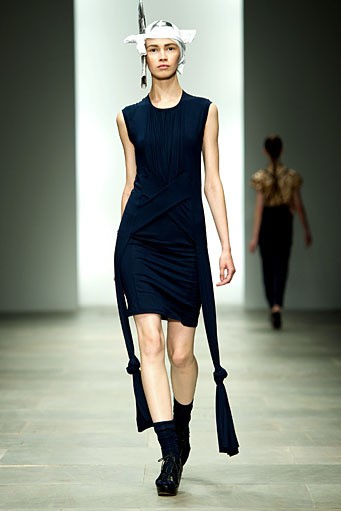 Danielle Scutt, Spring/Summer 2012. London Fashion Week 2012. [Photo by Ian Gavan/Getty Images]