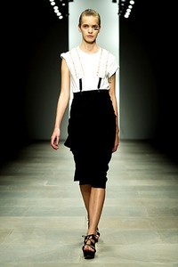Danielle Scutt, Spring/Summer 2012. London Fashion Week 2012. [Photo by Ian Gavan/Getty Images]