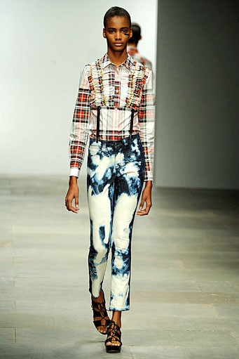 Danielle Scutt, Spring/Summer 2012. London Fashion Week 2012. [Photo by Ian Gavan/Getty Images]