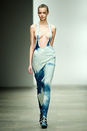 Danielle Scutt, Spring/Summer 2012. London Fashion Week 2012. [Photo by Ian Gavan/Getty Images]