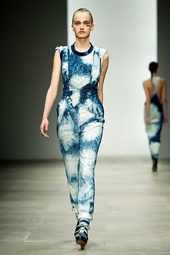 Danielle Scutt, Spring/Summer 2012. London Fashion Week 2012. [Photo by Ian Gavan/Getty Images]