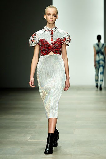 Danielle Scutt, Spring/Summer 2012. London Fashion Week 2012. [Photo by Ian Gavan/Getty Images]