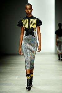 Danielle Scutt, Spring/Summer 2012. London Fashion Week 2012. [Photo by Ian Gavan/Getty Images]