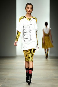 Danielle Scutt, Spring/Summer 2012. London Fashion Week 2012. [Photo by Ian Gavan/Getty Images]