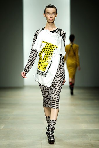 Danielle Scutt, Spring/Summer 2012. London Fashion Week 2012. [Photo by Ian Gavan/Getty Images]