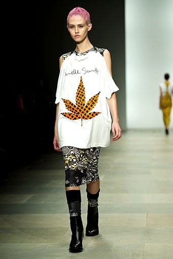 Danielle Scutt, Spring/Summer 2012. London Fashion Week 2012. [Photo by Ian Gavan/Getty Images]