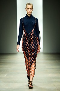 Danielle Scutt, Spring/Summer 2012. London Fashion Week 2012. [Photo by Ian Gavan/Getty Images]