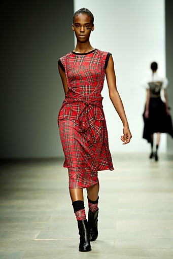 Danielle Scutt, Spring/Summer 2012. London Fashion Week 2012. [Photo by Ian Gavan/Getty Images]