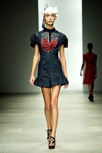 Danielle Scutt, Spring/Summer 2012. London Fashion Week 2012. [Photo by Ian Gavan/Getty Images]