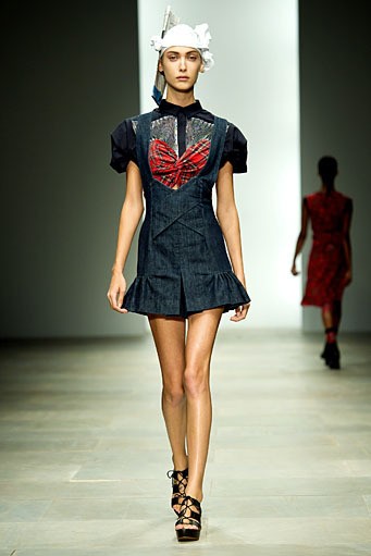 Danielle Scutt, Spring/Summer 2012. London Fashion Week 2012. [Photo by Ian Gavan/Getty Images]