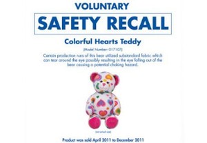 Berbahaya untuk Anak, 300.000 Boneka Teddy Bear Ditarik