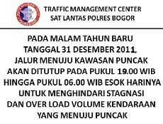 Hati-hati! Puncak Bakal Macet Parah Besok Pagi