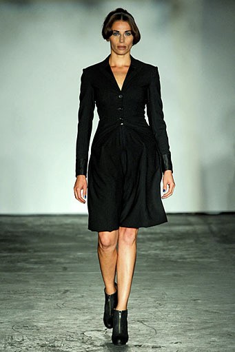 Corrie Nielsen, Spring/Summer 2012. London Fashion Week 2012. [Photo by Tim Whitby/Getty Images]